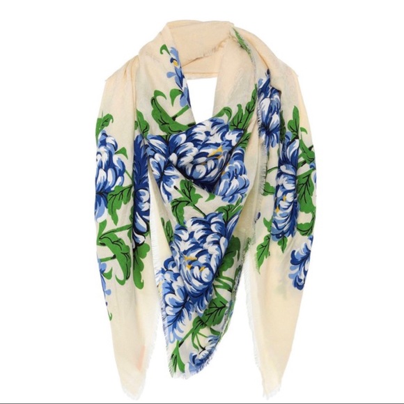 New Tory Burch Floral Cloud Logo Jacquard Traveler - Picture 3 of 4